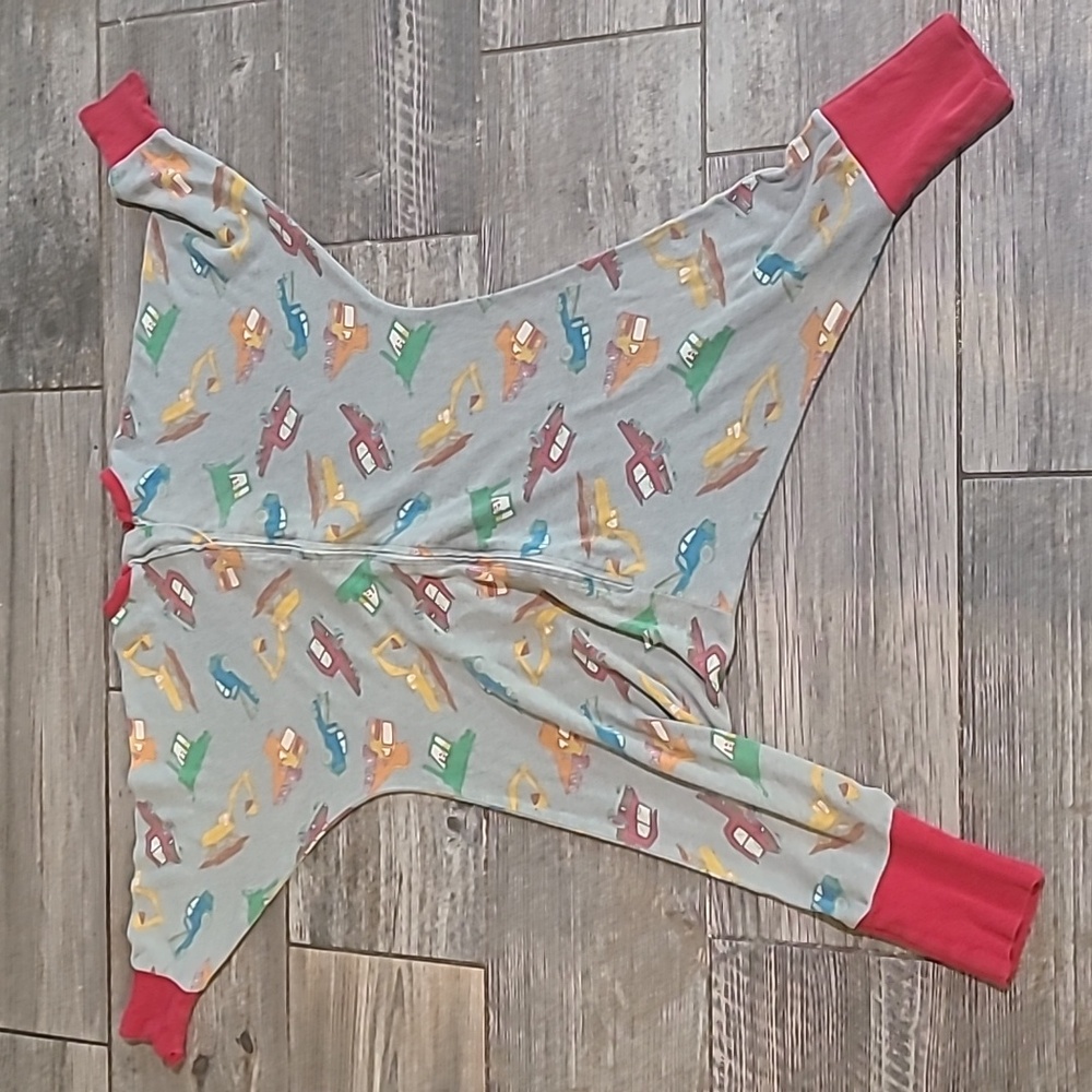 Flying Squirrel Pajama Construction Vehicles